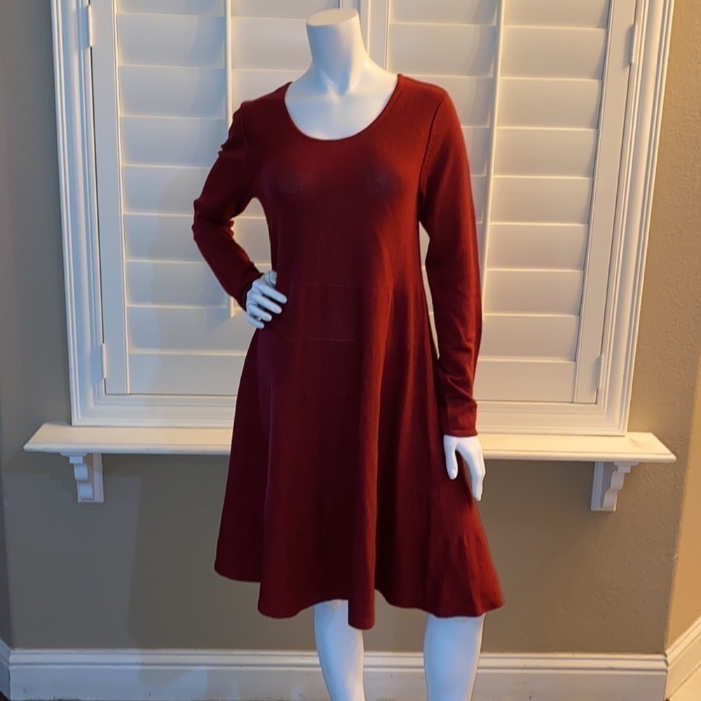 J. Jill tiered a line sweater dress
